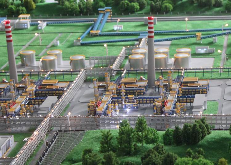 三沙石化区模型